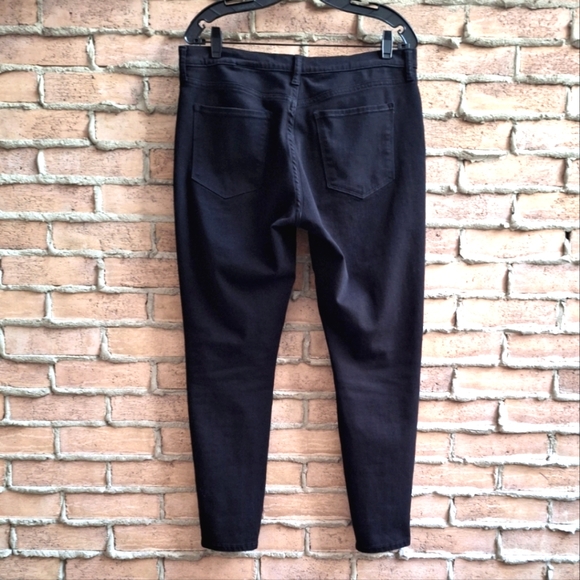 Size 32 Long Banana Republic Mid Rise Skinny Black Jeans - Picture 10 of 16